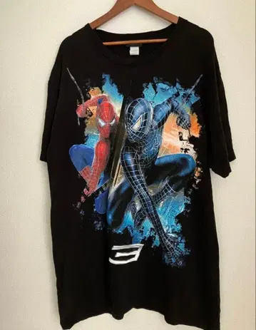 00s 스파이더맨 3! 빈티지 T셔츠 무비 MARVEL