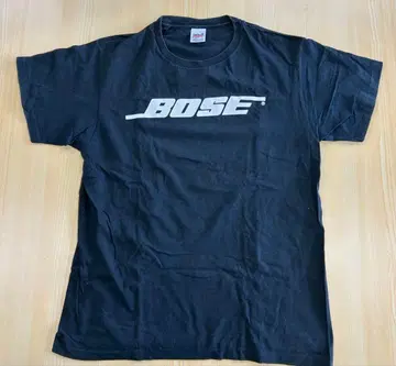 레어 BOSE 보스 기업 로고 티셔츠 블랙 빈티지