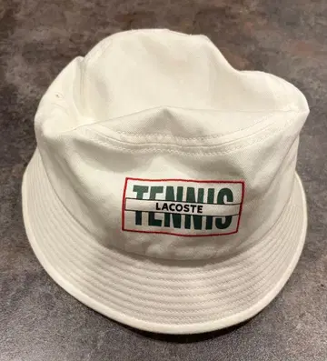 LACOSTE 테니스 버킷햇 화이트 흰색 라코스테 모자