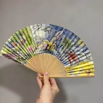 부채 마르크 샤갈 회고전 한정 상품 Marc Chagall 중고품