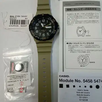 거의 새상품! CASIO MRW-210H 손목시계 쿼츠