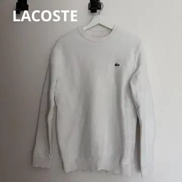 LACOSTE 라코스테 크루넥 니트 화이트