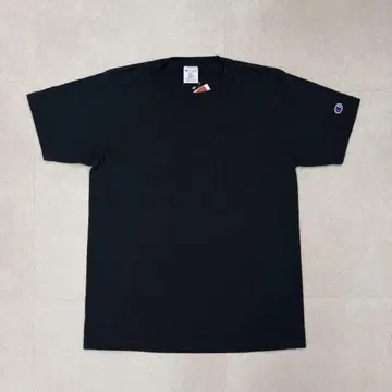 새상품 Champion T1011 포켓T셔츠 USA제 블랙 S