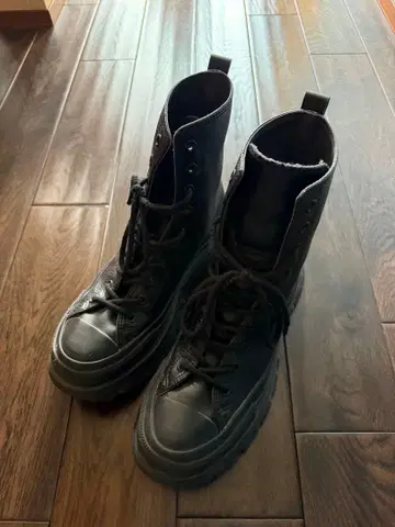 컨버스 하이컷 부츠 블랙 28cm