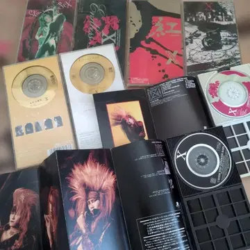 X JAPAN CD 싱글 세트 초회반 한정품 있음