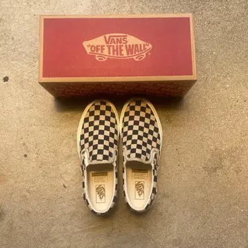 vans classic 슬립온 ECO THEORY 5.5 빨간 상자