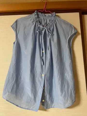 BLUEFRONCE 블라우스 스카이블루