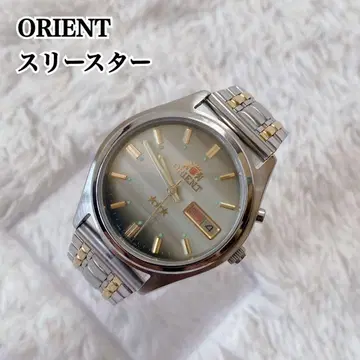 새상품급 작동품 ORIENT 오리엔트 손목시계 자동 와인딩 쓰리스타