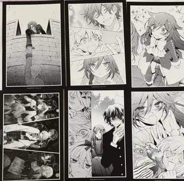 PandoraHearts 판도라 삽화 카드 6점