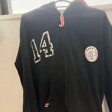 아약스 AFC AJAX 집업 후드티 블랙
