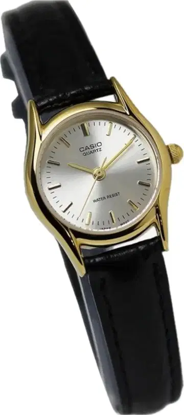 CASIO 쿼츠 손목시계 골드 실버 블랙