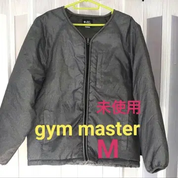 짐 마스터 노카라 패딩 자켓 그레이 M
