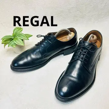 REGAL 리갈 7920 플레인토 블랙 가죽 비즈니스 슈즈