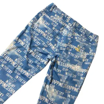 callaway 캘러웨이 올 패턴 영문 골프 팬츠 블루 화이트 L