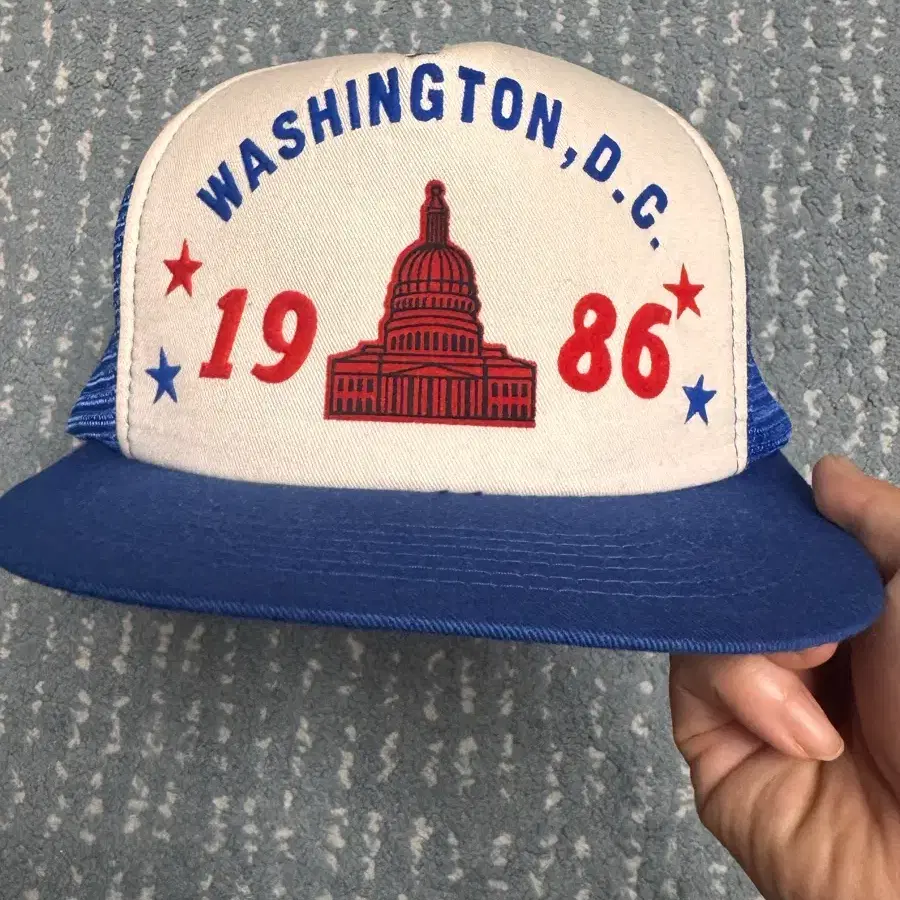 워싱턴 D.C. 1986 빈티지 스냅백