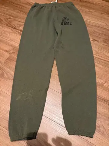 USMC 스웨트 팬츠 올리브 L 사이즈