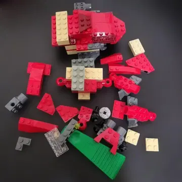 LEGO 레고 블록 부품 세트 빨간색 그레이 베이지 여러 가지