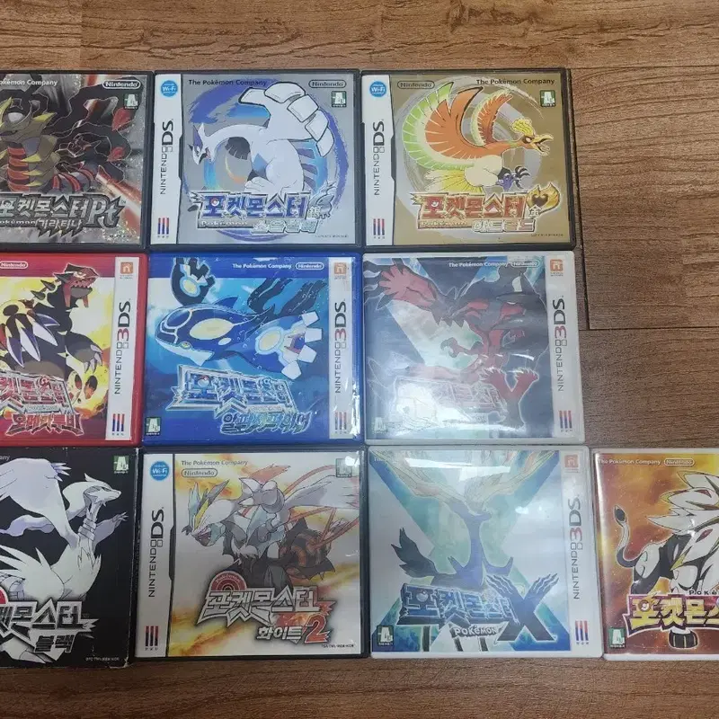 닌텐도 DS/3DS 포켓몬스터 풀팩, 곽팩, 박스셋 판매합니다(하트골드, 소울실버, pt기라티나 등)
