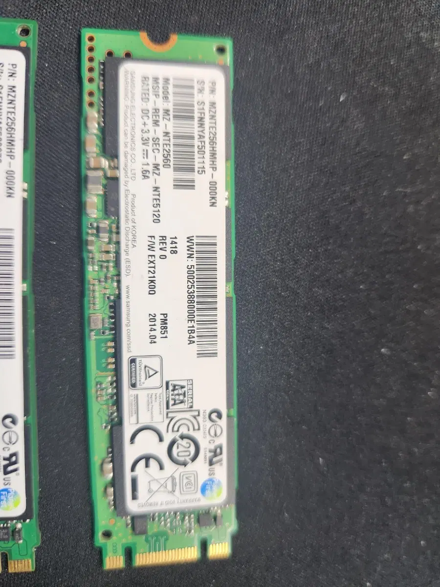 삼성전자 SSD MZNTE256HMHP-000KN
