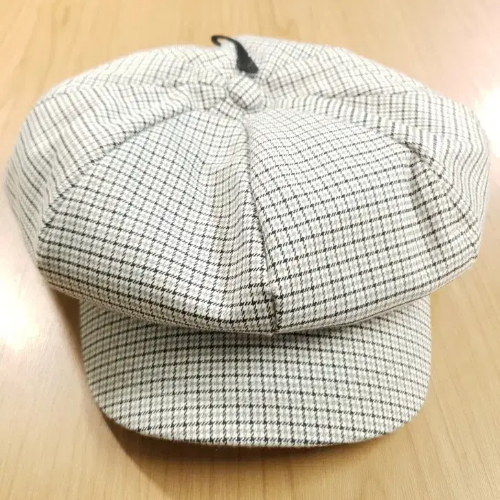 미쏘 체크 빵모자 F_170