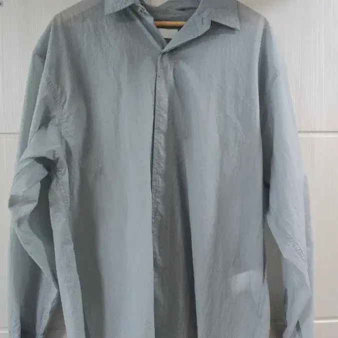 아모멘토 SHEER NYLON OVERSIZED SHIRTS