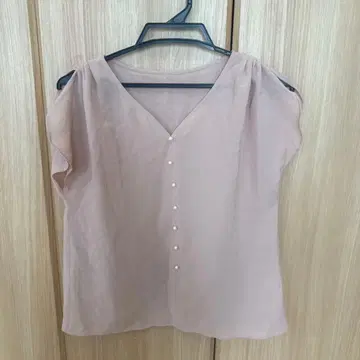 anatelier 핑크 블라우스 프리 사이즈