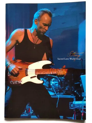스팅 2004년 투어 팜플렛 STING