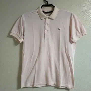 새상품급 라코스테 LACOSTE 피케 셔츠 핑크 L 일본산