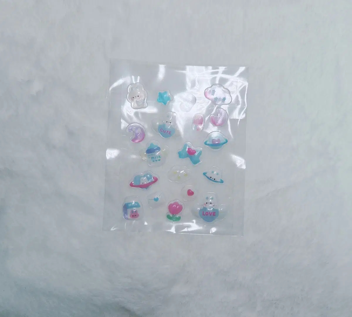 3D미니 봉봉 스티커