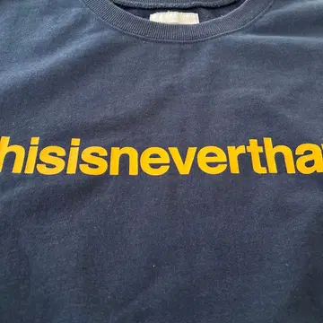 thisisneverthat 크루넥 맨투맨 네이비