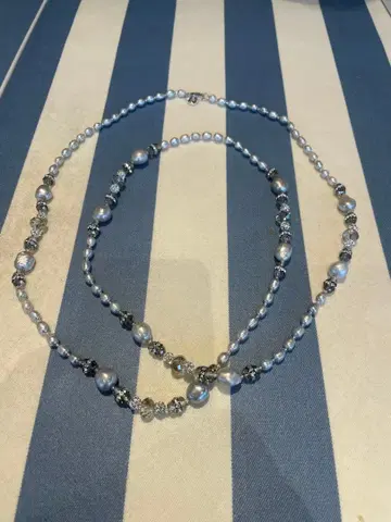 Jinka Nezu 롱 목걸이 펄 비즈