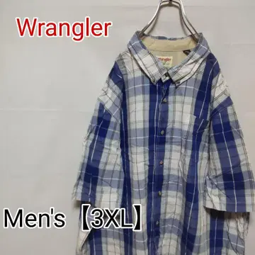 R11 [US 수입] Wrangler(랭글러) 반팔 셔츠 [3XL] 체크