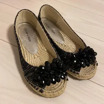 오데뜨 앤 오딜 샌들 에스파드리유 펌프스 비쥬 22cm