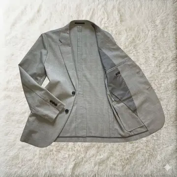 [컨디션 최상] UNIQLO 유니클로 감동 자켓 S 글렌체크 거의 미사용
