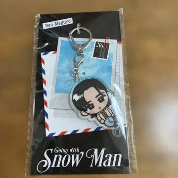 [미개봉 새상품] SnowMan 메구로 렌 아크릴 키링 아크링 키링 스노치루