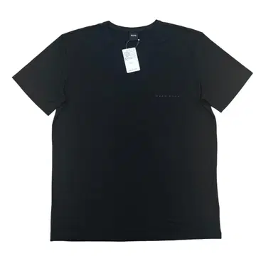 미사용 택 포함 HUGO BOSS 반팔 스트레치 코튼 T셔츠 블랙