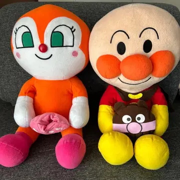 호빵맨 짤랑이 봉제 인형