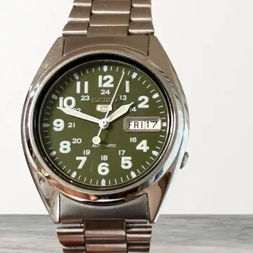 [ 레어/가동 ] SEIKO5 7S26-0480 그린 다이얼 밀리터리