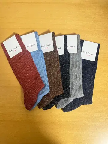 새상품 Paul Smith 라메 삭스 6색 세트
