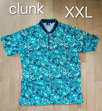 clunk 골프웨어 남성용 반팔 셔츠 XXL