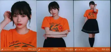 노기자카46 회장 한정 랜덤 브로마이드 오카모토 히나 한여름 전국 투어 2024 티셔츠 오사카 ver. 컴프