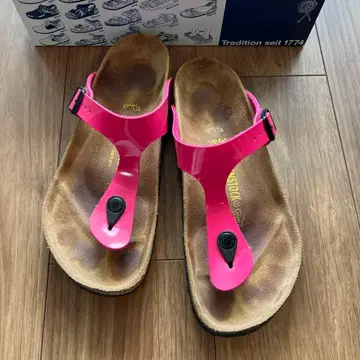 BIRKENSTOCK 샌들 핑크 38 사이즈