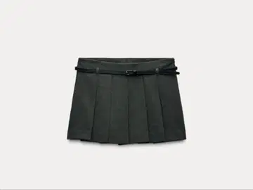 [ ZARA ] 박스 플리츠 스코트 벨트 5427/203 S 사이즈