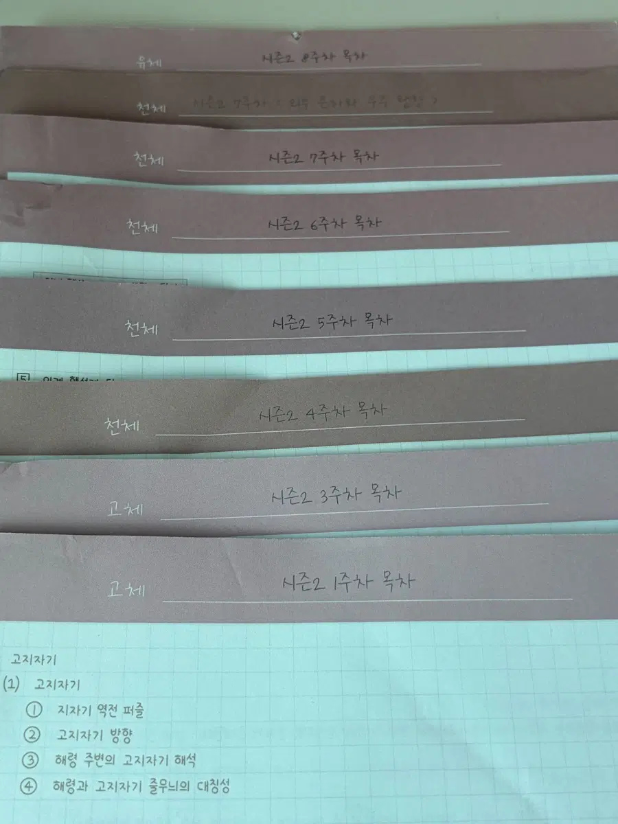 작년 이신혁 필기노트 시즌2 지1