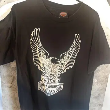 Harley-Davidson 반팔 T셔츠 블랙 이글 M