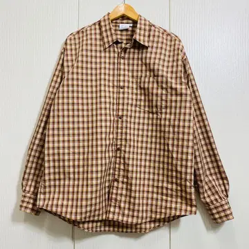 새상품급 DAIWA 다이와 스냅 버튼 체크 긴팔 셔츠 L