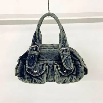 데님 미니백 BAG 가방 데님백 숄더백 워시 가공