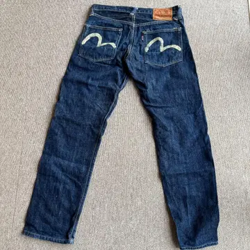 EVISU 에비수 데님 팬츠 스트레이트 갈매기 LOT2000 30X32