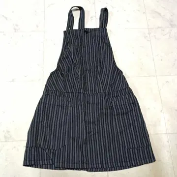 zucca 주카 오버롤 스커트 스트라이프 일본제 M