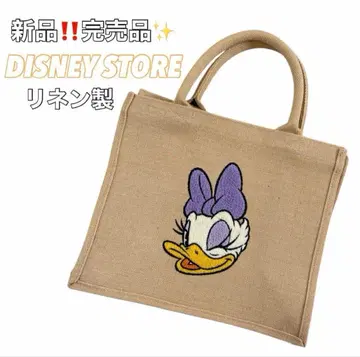 새상품 완판템 DISNEY STORE 린넨 데이지 토트백